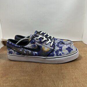 Nike SB Zoom Stefan Janoski Men Size 13 678472-104 Purple Tie Dye Skate Shoes
